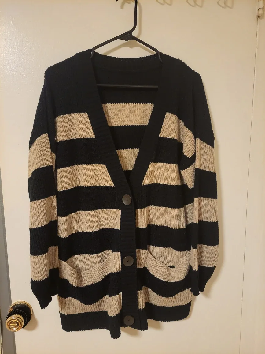 Cardigan, blouse, shirts, pants, dress