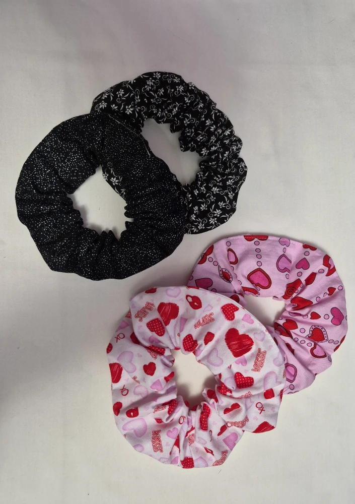 Scrunchies - Assorted Colours & Patterns, 100 % cotton - photo 3