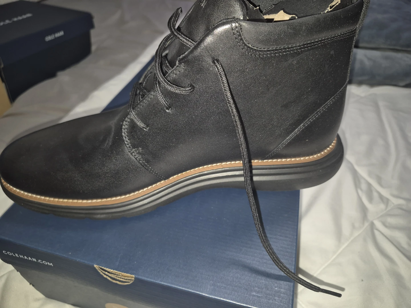 Cole Haan Black Leather Men's Boots - photo 4
