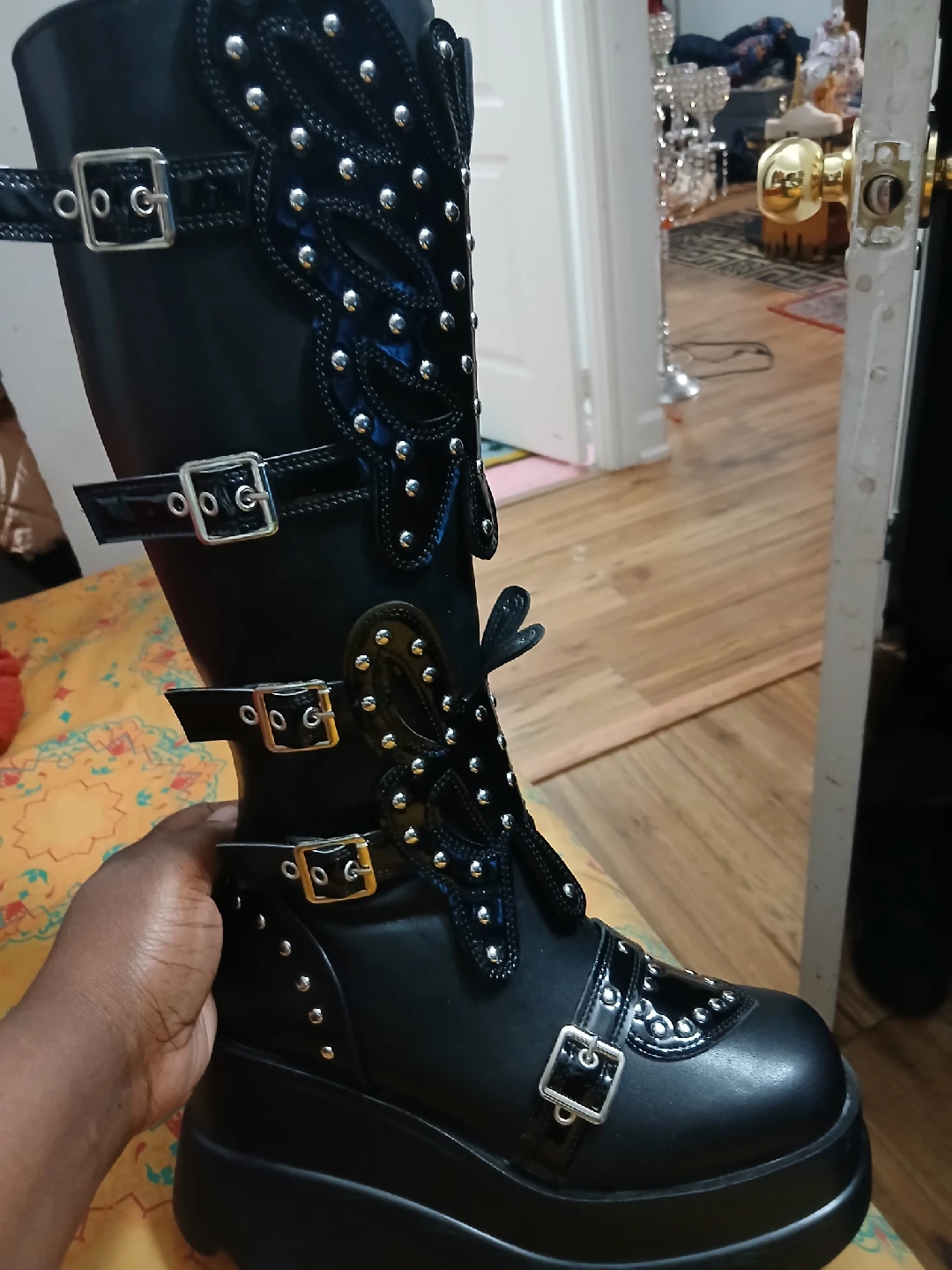Demonia Black Platform Boots