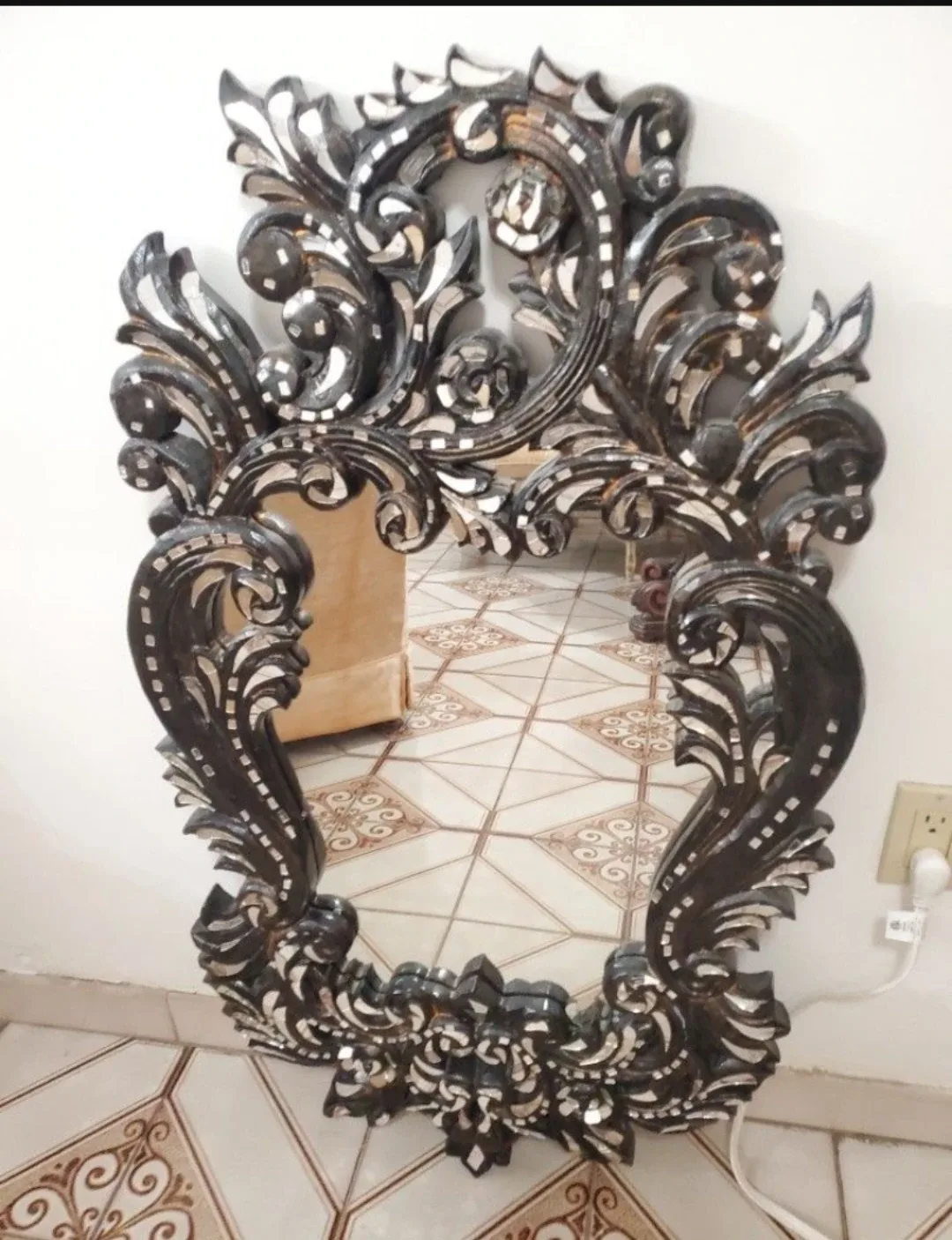 Beautiful italian mosaic glass mirror image indicator(2)
