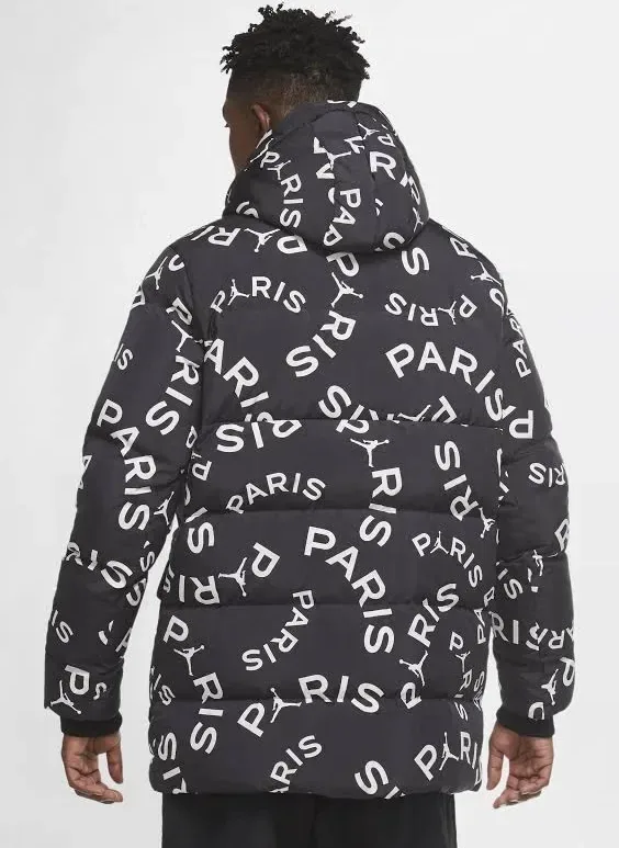 Nike Jordan x PSG Puffer Jacket Black image indicator(7)