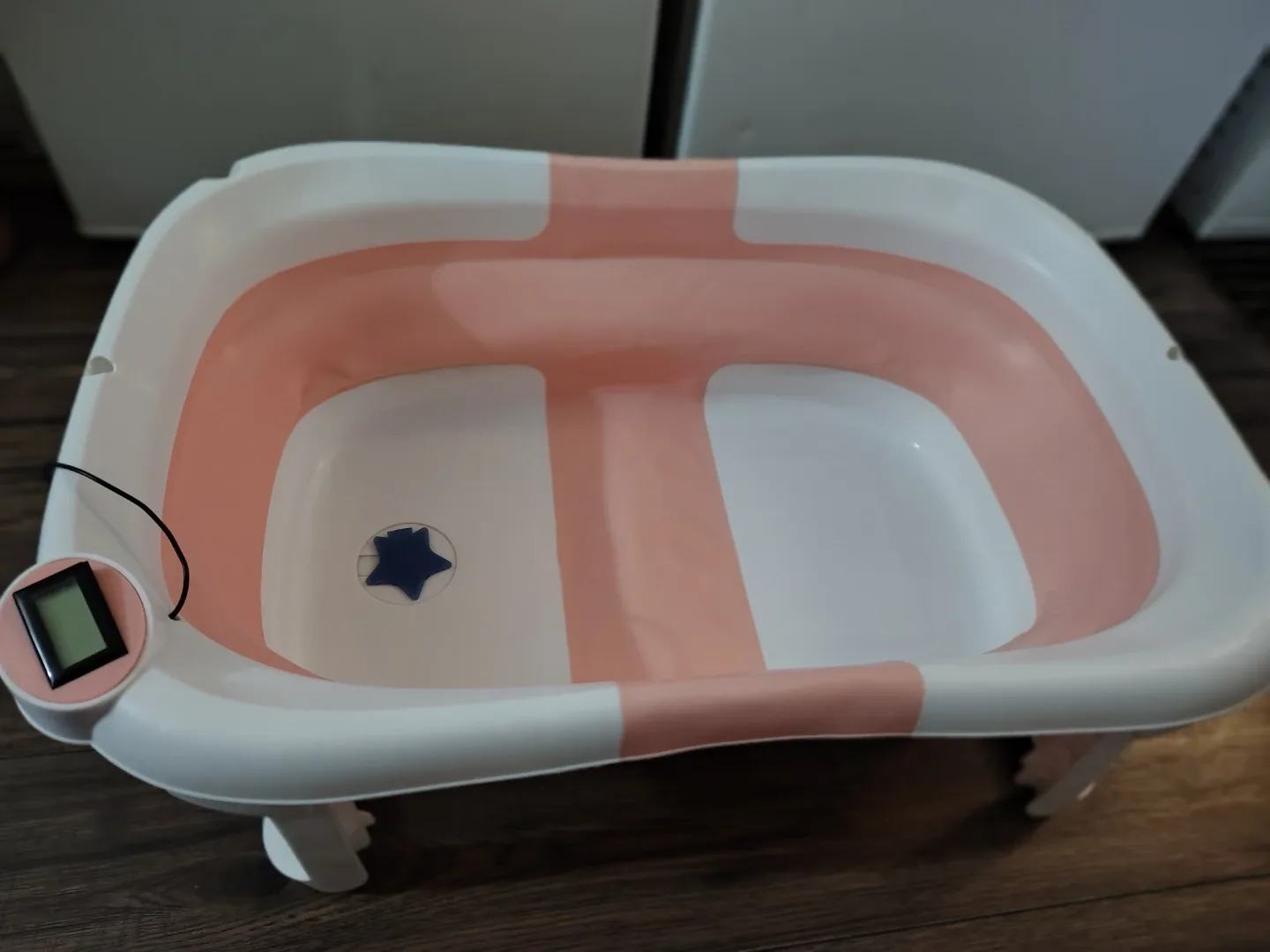 Foldable Baby Bathtub with Thermometer image indicator(2)