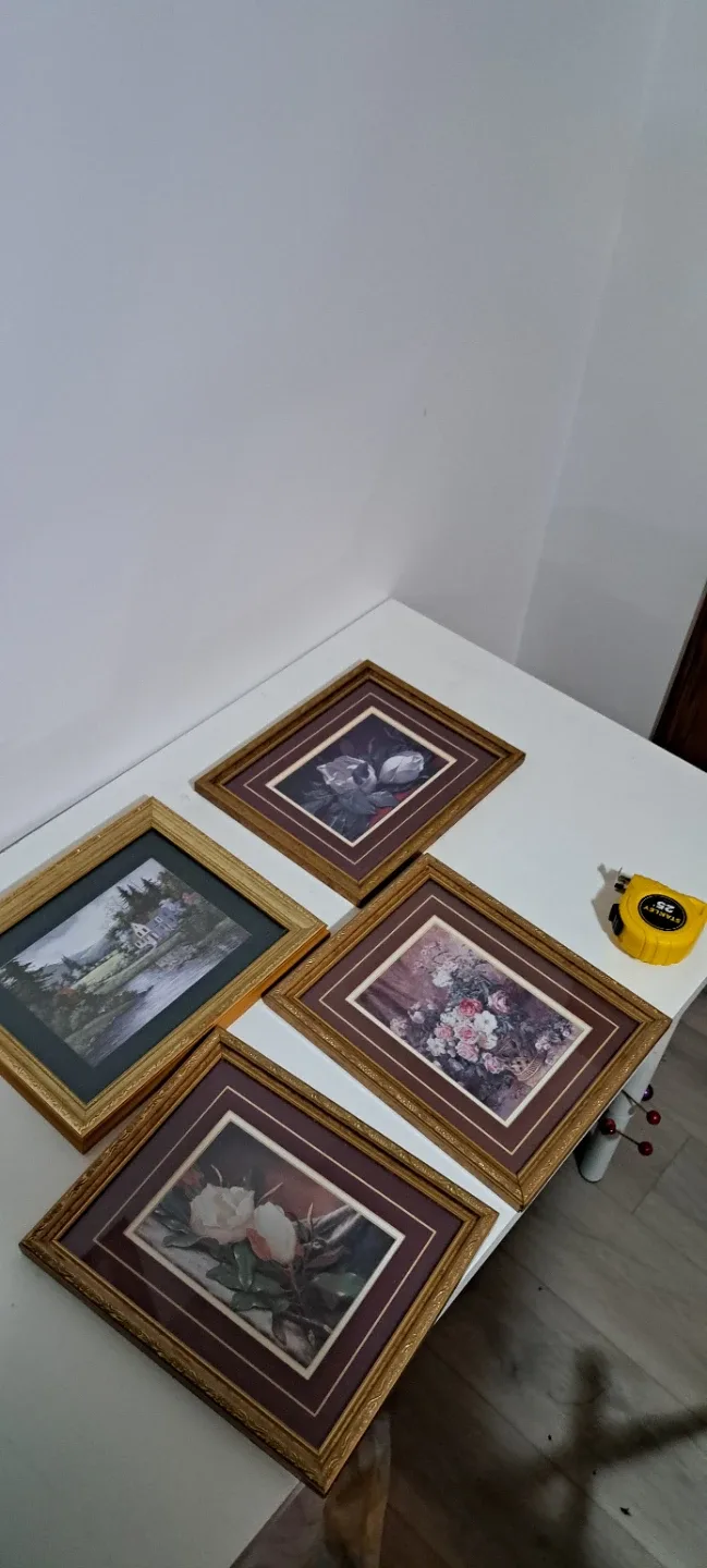 Set of 4 Framed Floral Prints