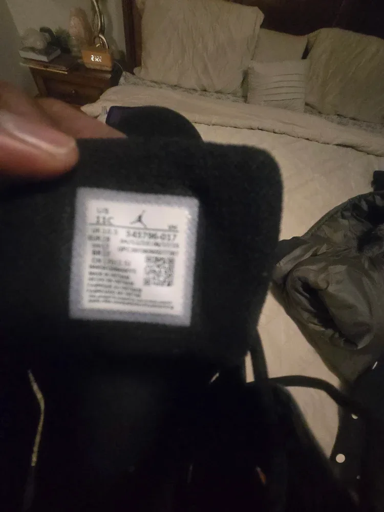 Jordan True Flight Size 11C Black/Gold image indicator(2)