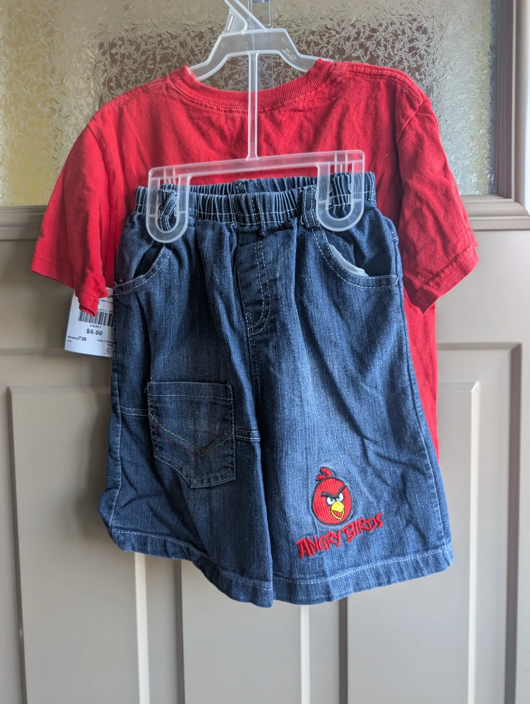 Boys sz 5 Angry Birds outfit - photo 2
