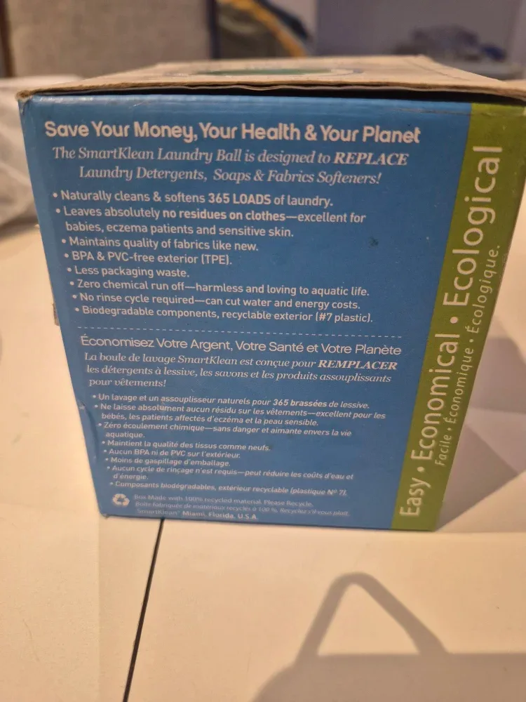 SmartKlean Laundry Ball - Non-Detergent, Eco-Friendly image indicator(4)