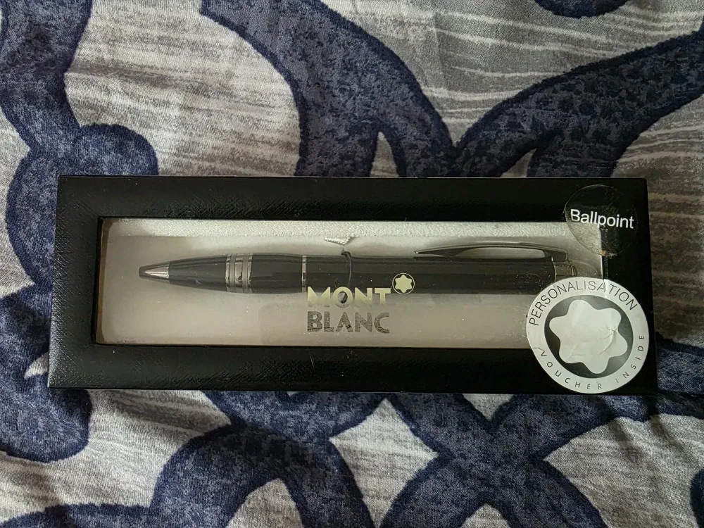 Montblanc StarWalker Midnight Black Resin Ballpoint Pen - New