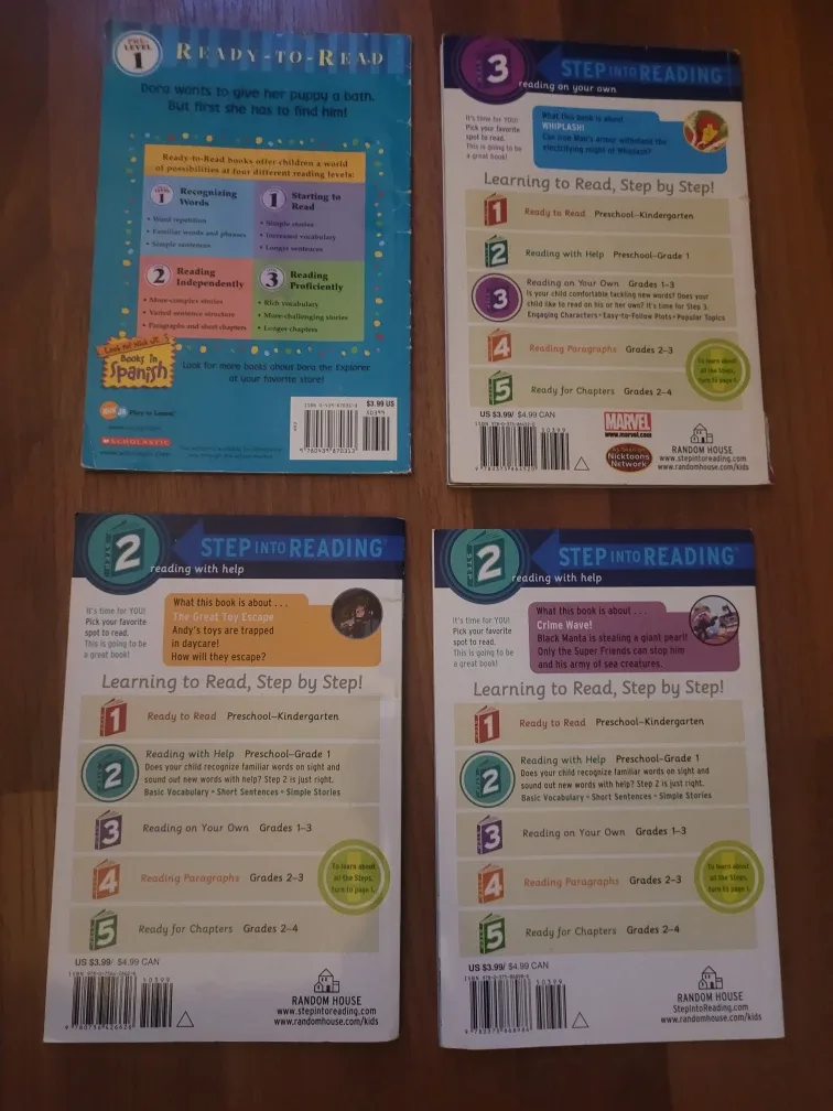 Kids' Books: Dora, DC Super Friends, Toy Story, Iron Man image indicator(6)