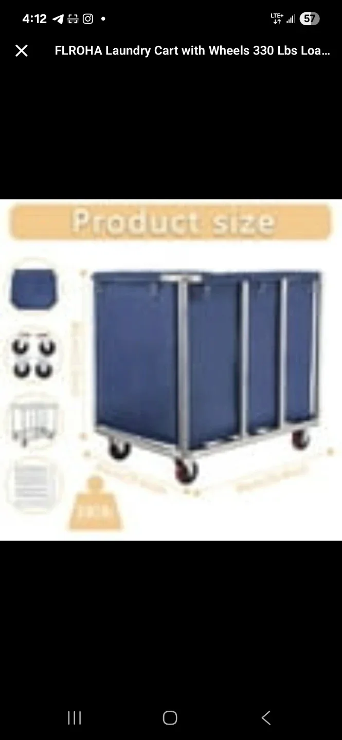 Brooks Galaxy 2Stream Laundry Cart image indicator(3)