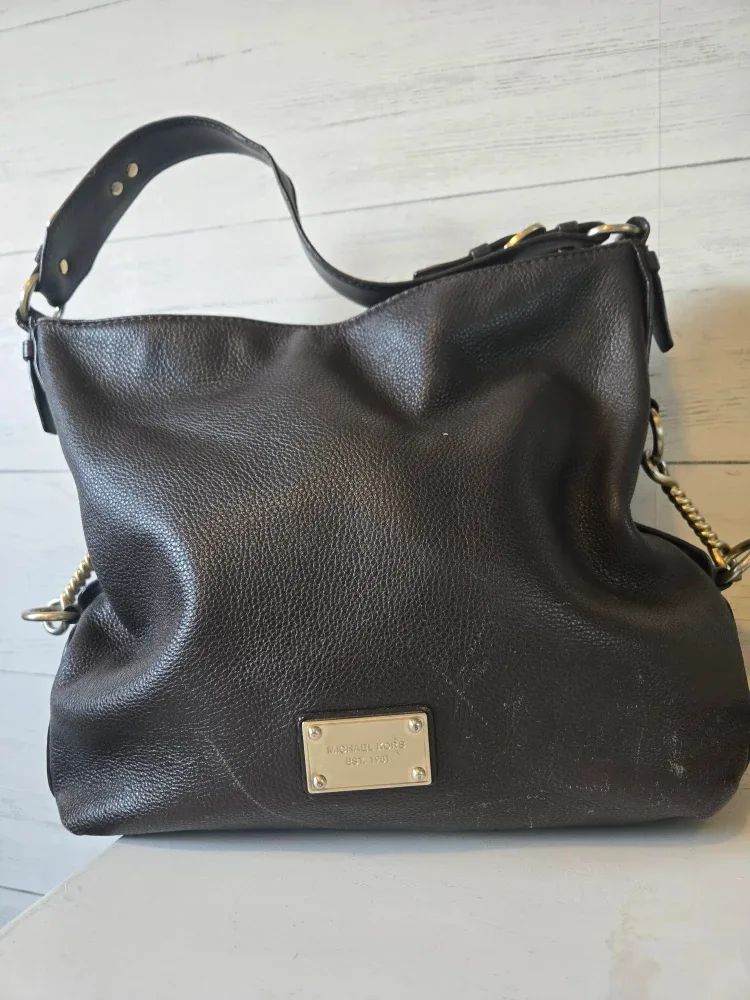 Michael Kors Leather Hobo Bag