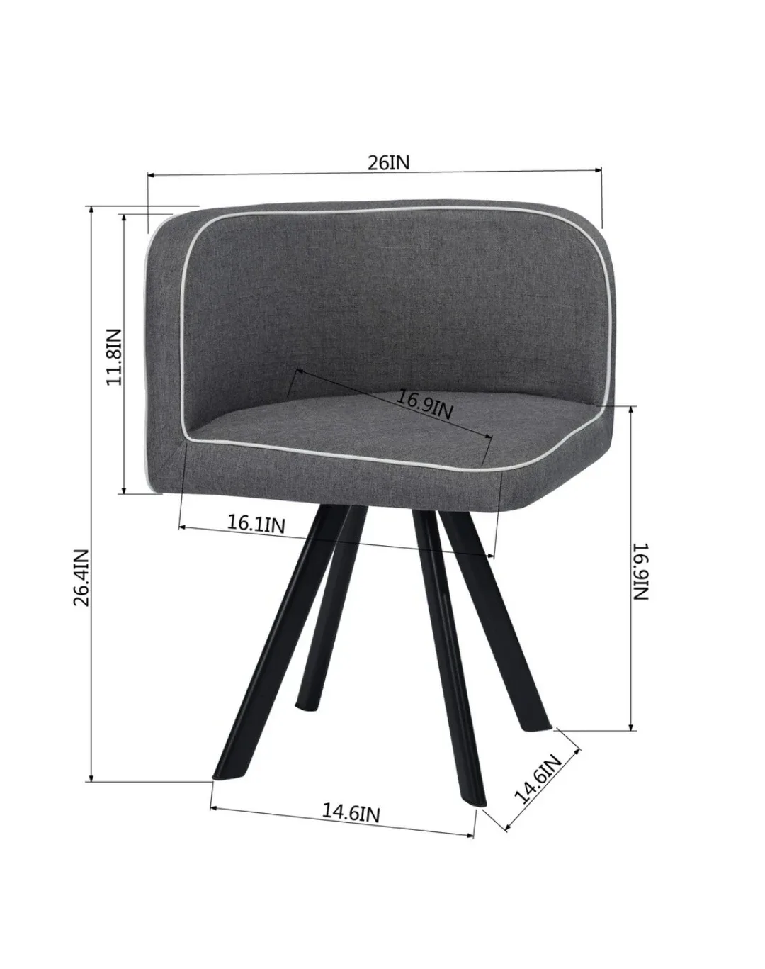 FurnitureR Set of 7 Modern Dining room table image indicator(5)