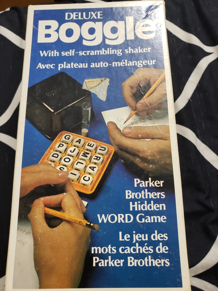 Deluxe Boggle Word Game by Parker Brothers