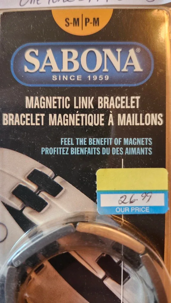 New Sabona Magnetic Link Bracelet S/M