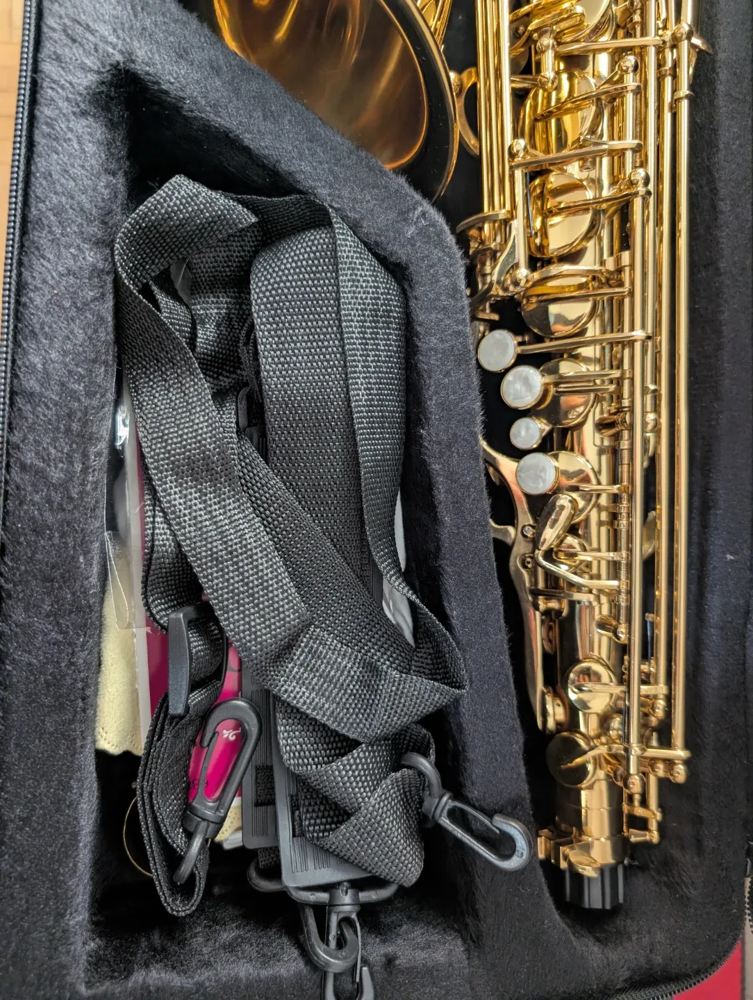 Brand New Glory Professional Gold Lacquer Alto Saxophone image indicator(4)