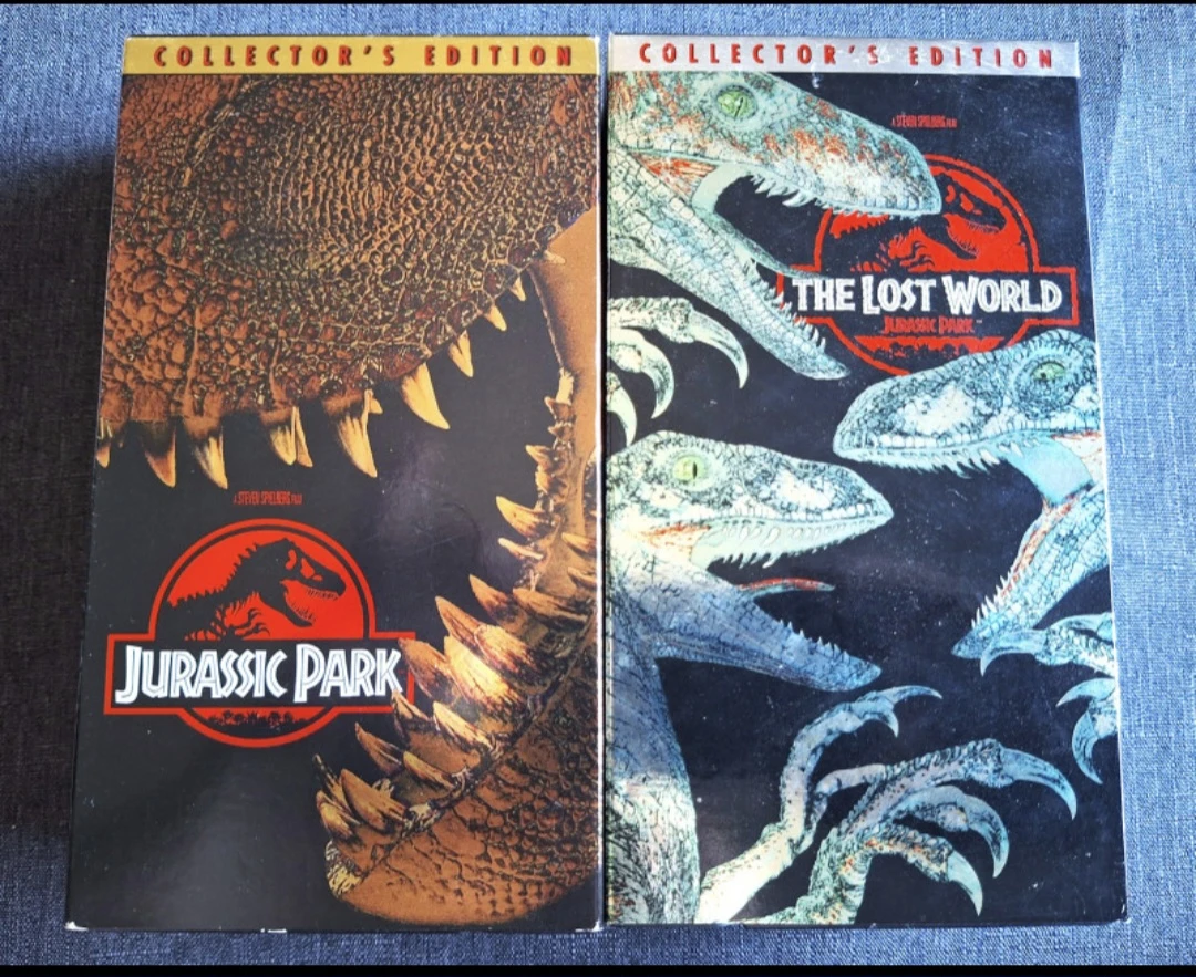 Jurassic Park & The Lost World VHS Collector's Edition