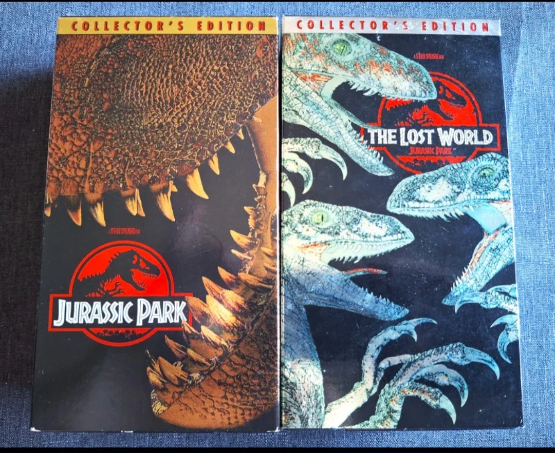 Jurassic Park & The Lost World VHS Collector's Edition