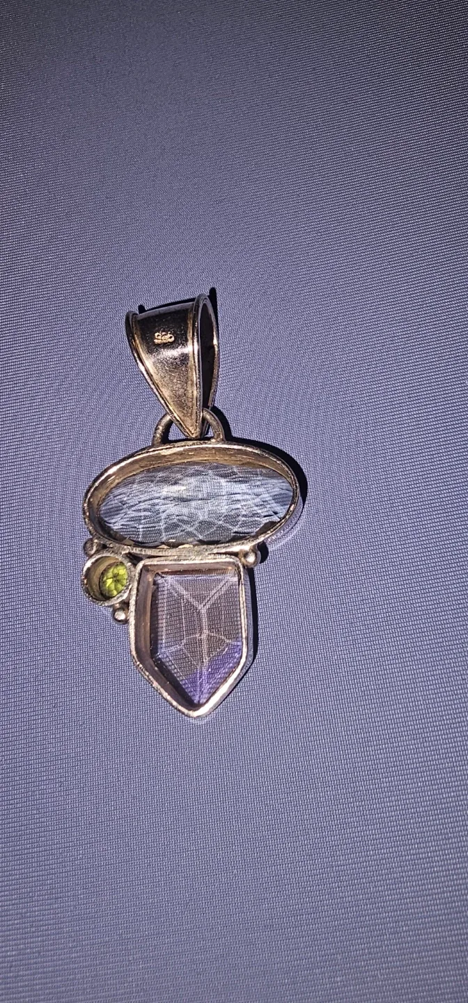🥕Gemstone Pendant sterling silver 9.25🥕 image indicator(2)