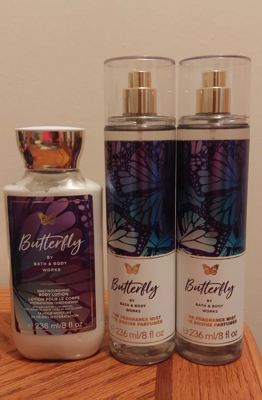 Bath & Body Works Butterfly Lotion & Mist Set