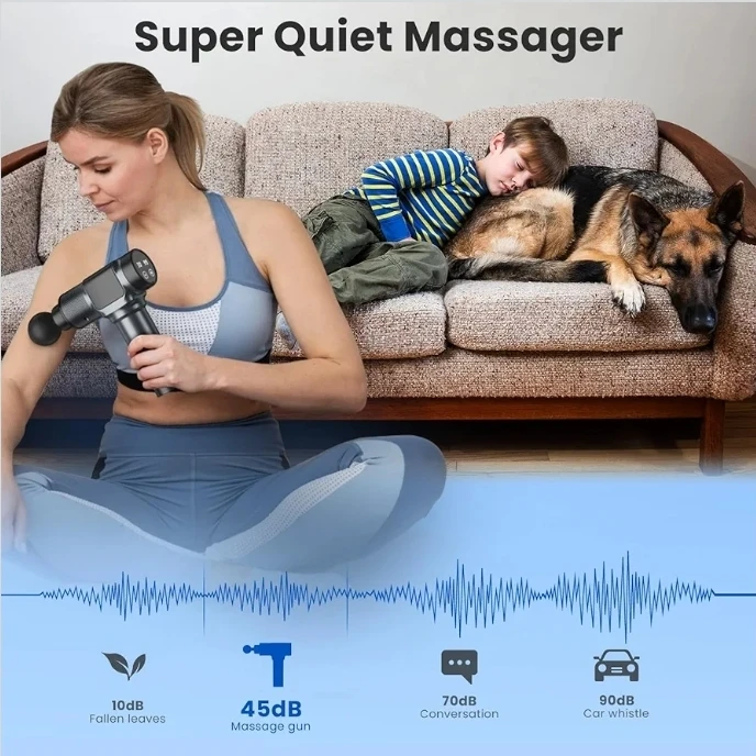 Massage Gun, Deep Tissue Massager Gun for Pain Relief - photo 5
