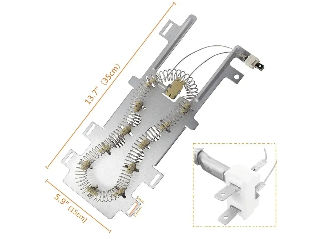 Dryer Heater Element For Whirlpool, Kenmore, Maytag Dryers image indicator(2)