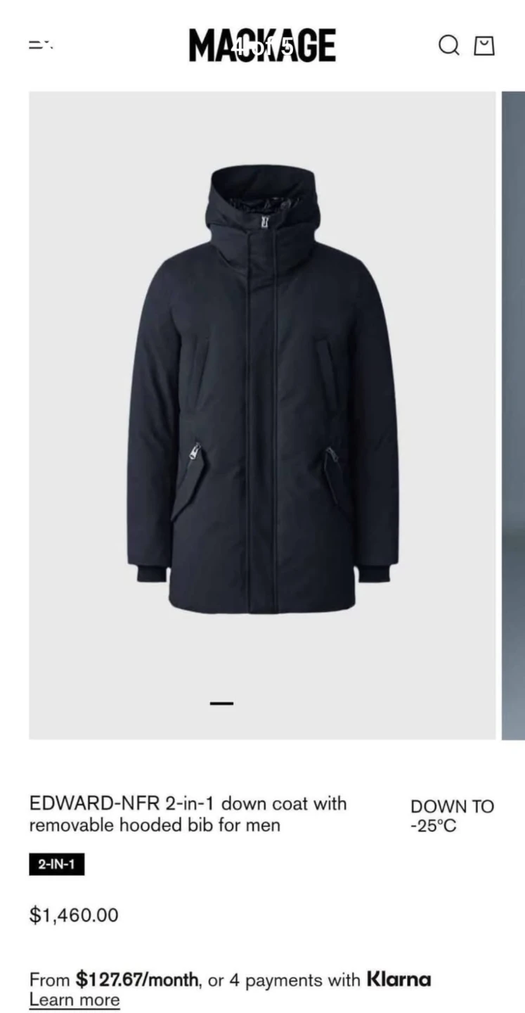 Mackage Edward 2-in-1 Down Coat - photo 2