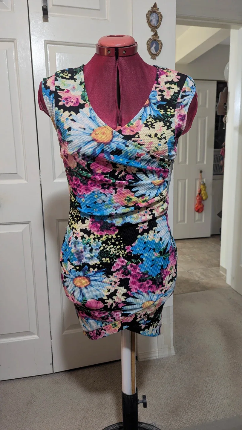 Floral Sleeveless Dress image indicator(2)