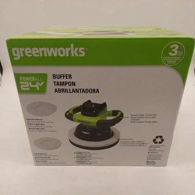 Greenworks POWERALL 24V Buffer Polisher - 10 Inch Pad image indicator(2)