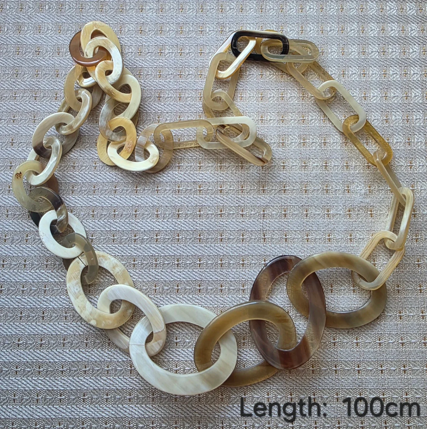 Handmade Buffalo Horn Statement Necklace