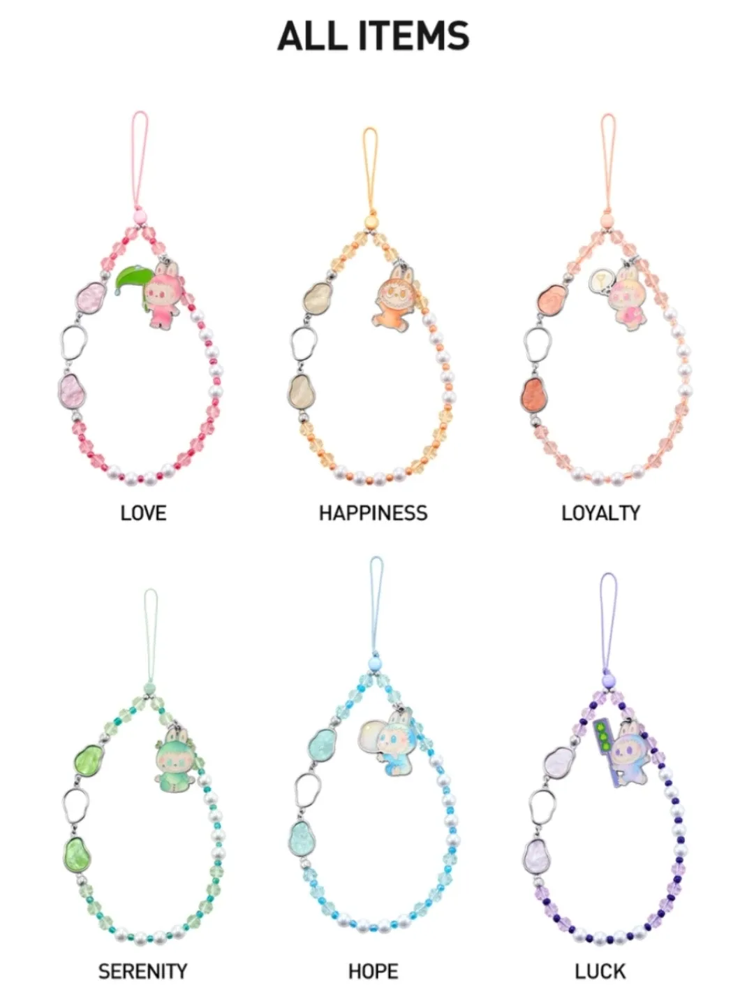 Big Into Energy Phone Charm 💜 LUCK Pop Mart Labubu image indicator(3)