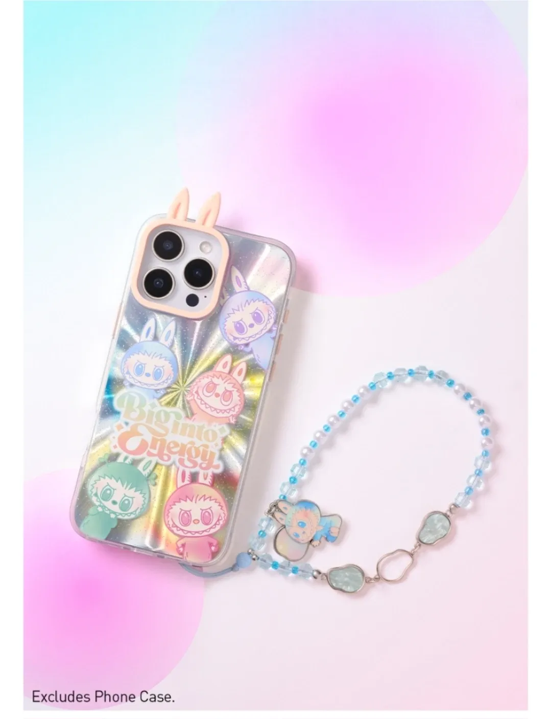 Big Into Energy Phone Charm 💜 LUCK Pop Mart Labubu image indicator(5)