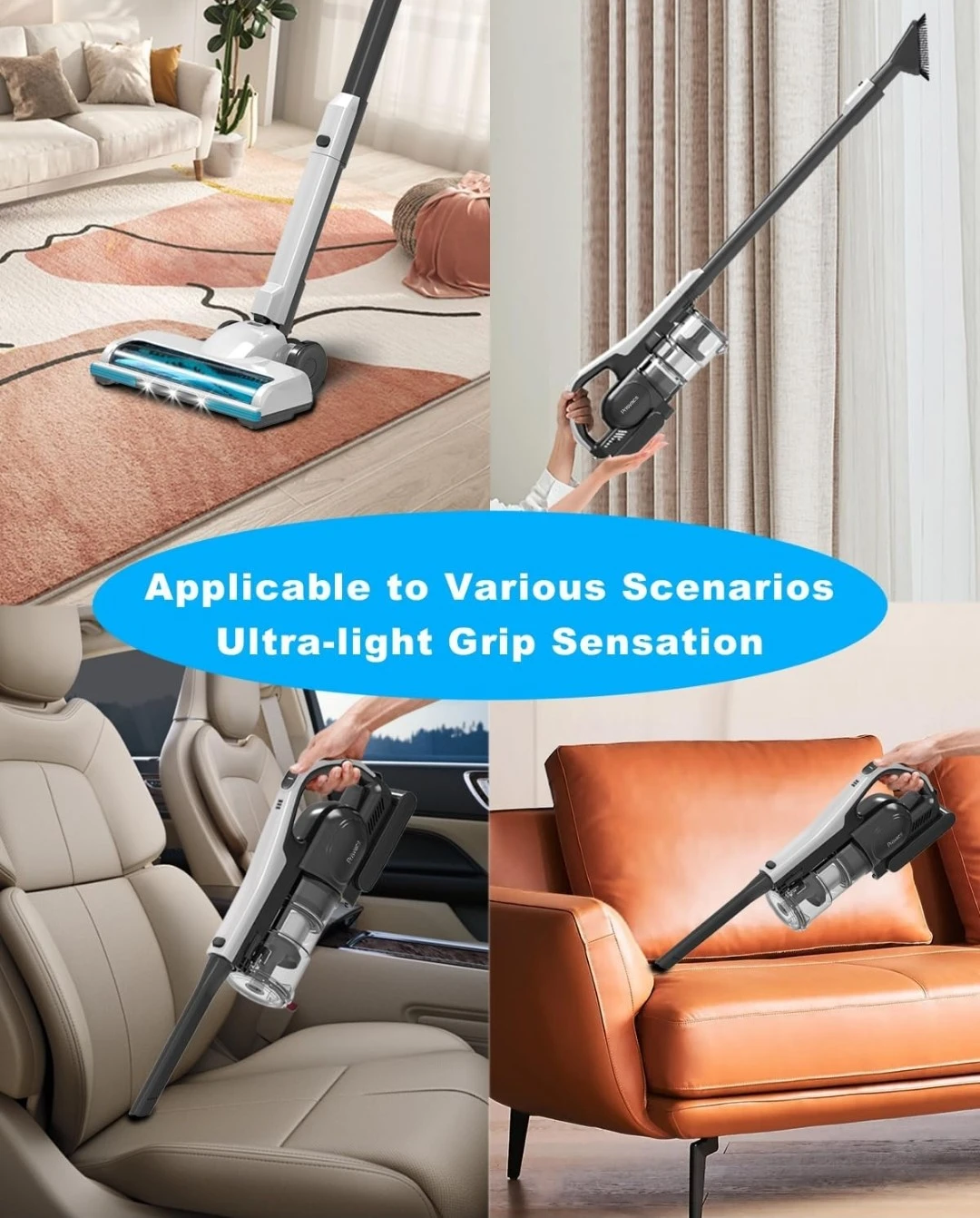 Cordless Stick Vacuum Cleaner, Lightweight - photo 2