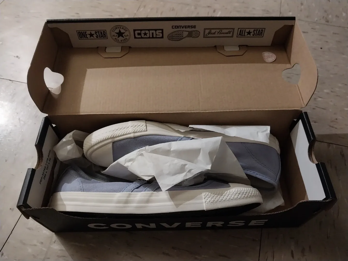 NIB! Converse Dainty Mary Jane Slip Lilac Pewter/Egret, Size 6 image indicator(2)