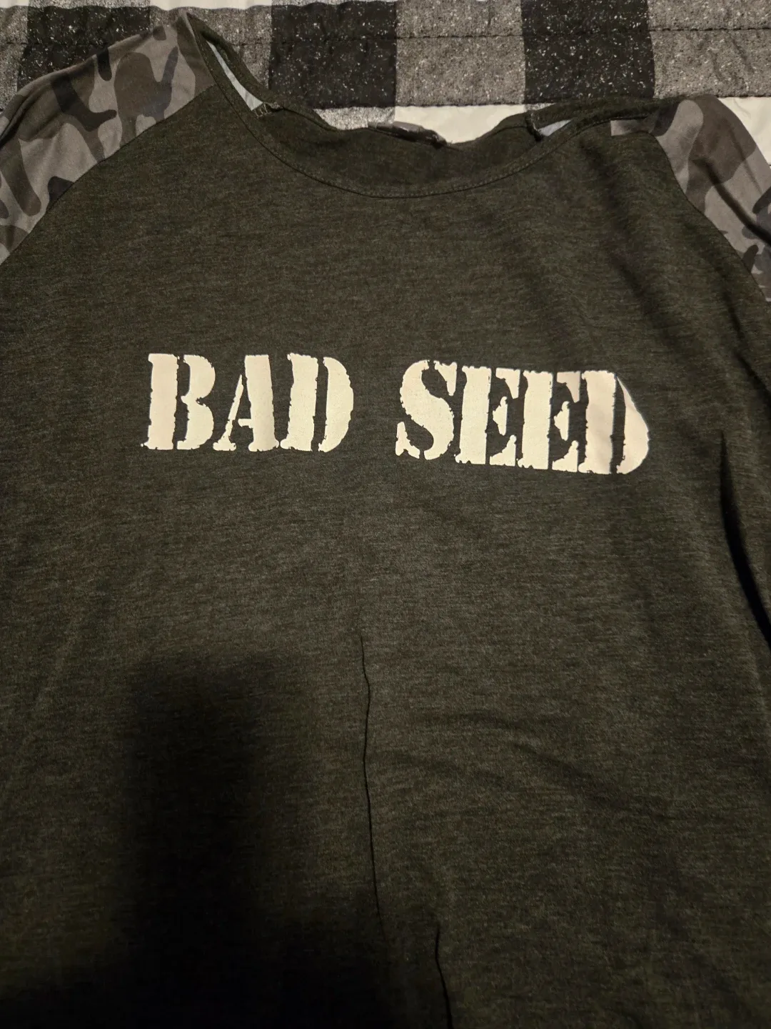 Bad Seed Grey Long Sleeve Shirt