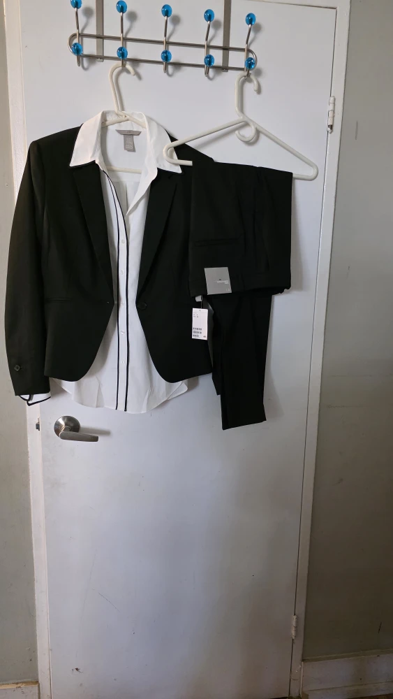 H&M Black Suit Set - Size US 4,women's Fashion 3 pieces - photo 2