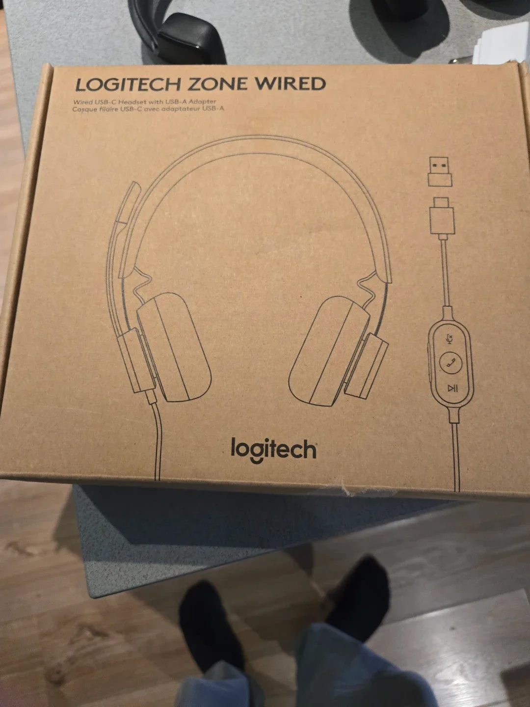 New Logitech Zone Wired USB-C Headset