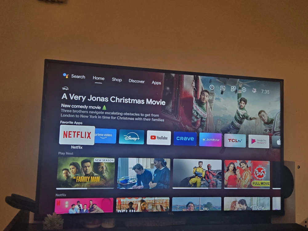 TCL 43" Class 4-Series 4K UHD HDR Smart Android TV