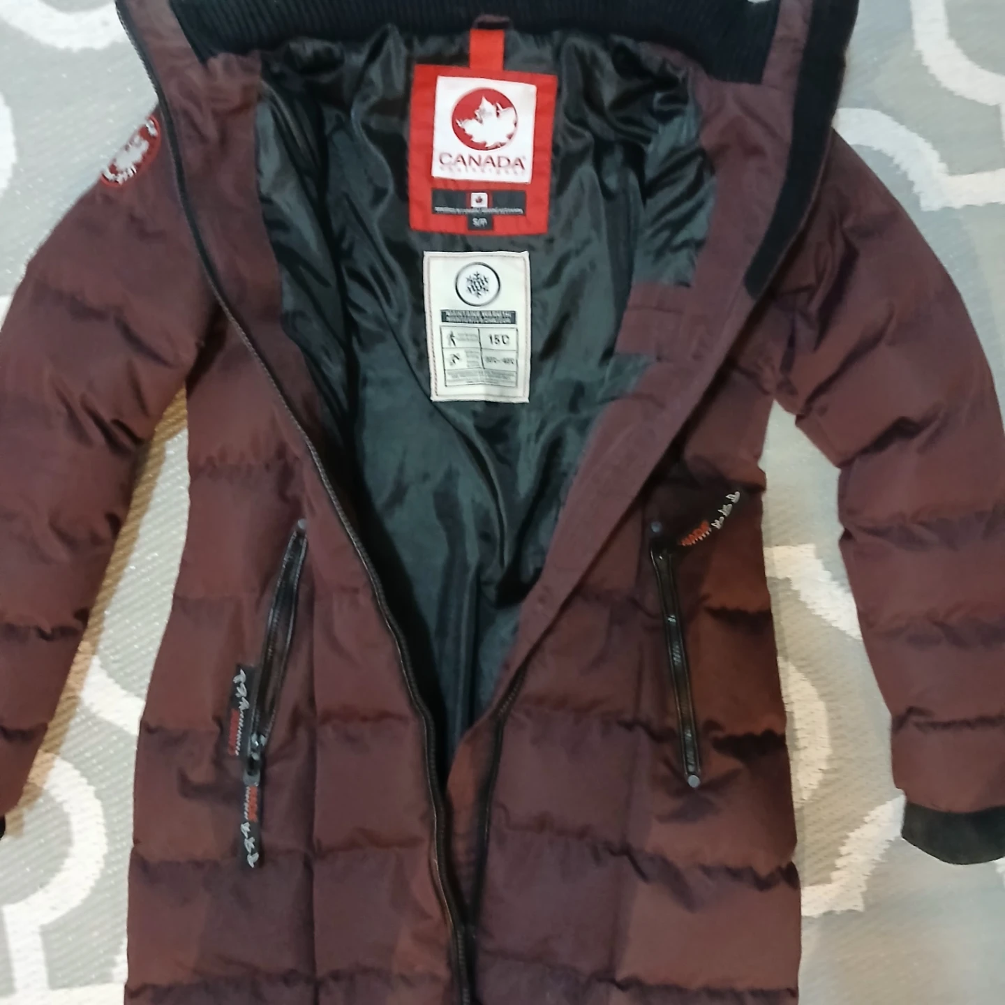 Canada Goose Down Parka, Size S/M