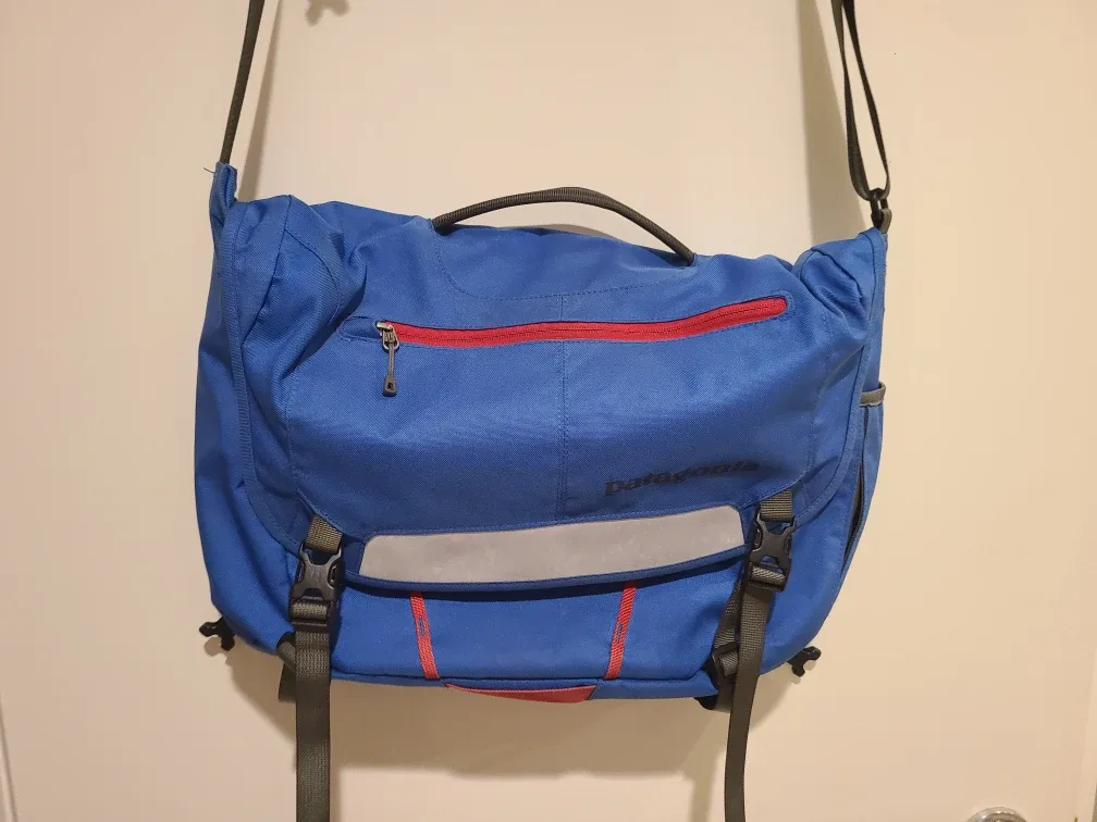 Patagonia Blue Messenger Bag