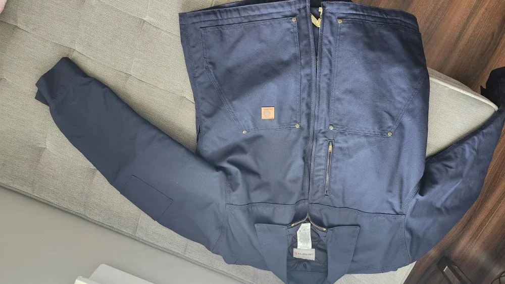 Carhartt Quilted Lined Zip Jacket - Navy image indicator(3)