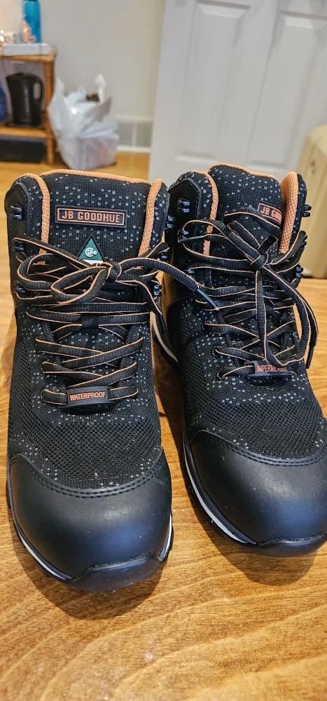 JB Goodhue Condor Hi Black Work Boots - Size 7