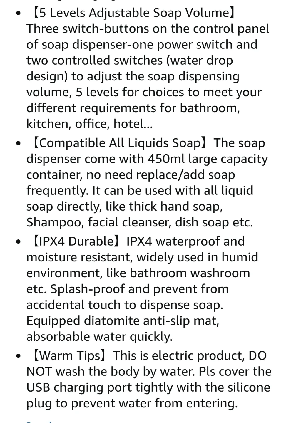 Brand New Large Soap Dispenser Automatic - Touchless image indicator(9)