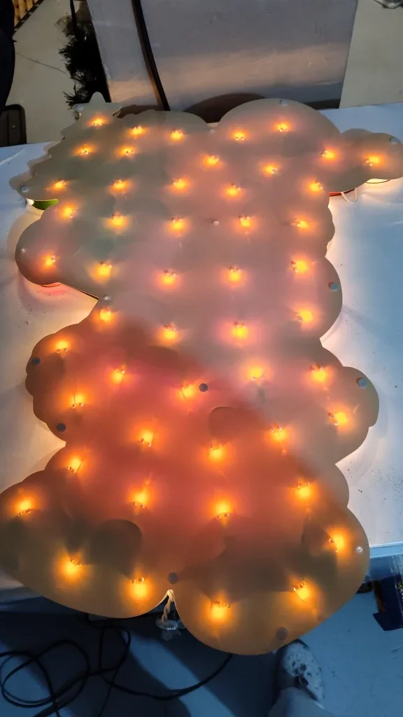 Santa Christmas Window Decoration Light image indicator(2)