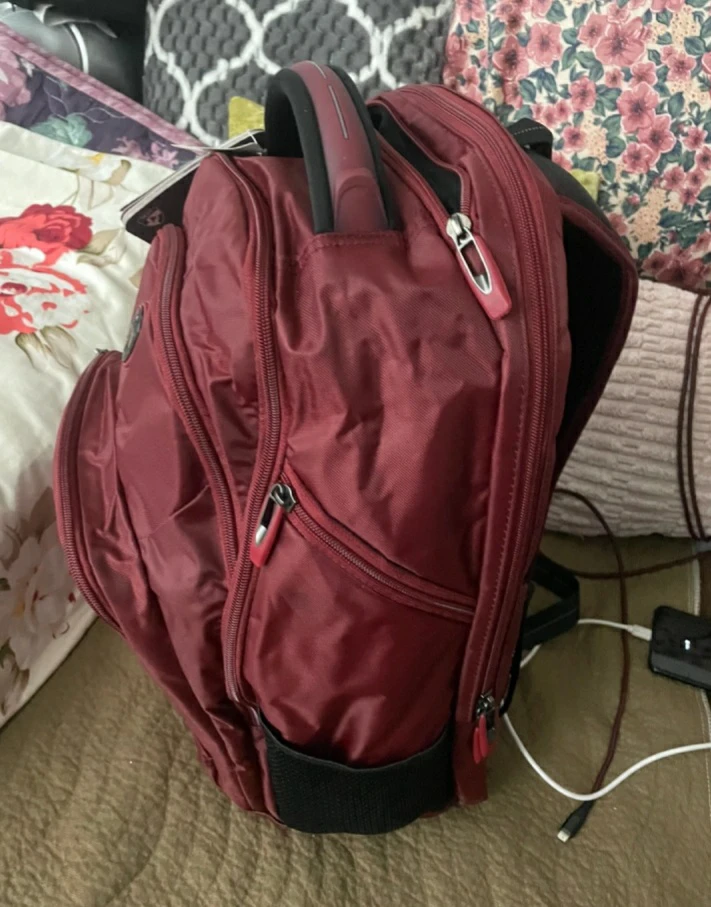 TECHPAC Model 06 Backpack - Burgundy - photo 3