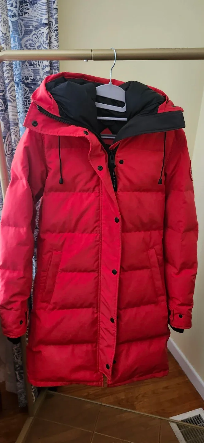 Canada Goose Red Parka - Size M/M image indicator(7)