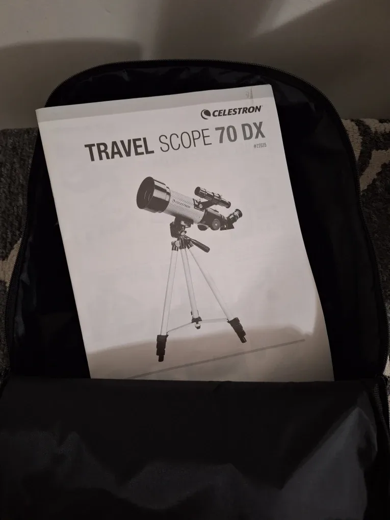 Celestron Travel Scope 70 DX Telescope w/ Backpack image indicator(4)