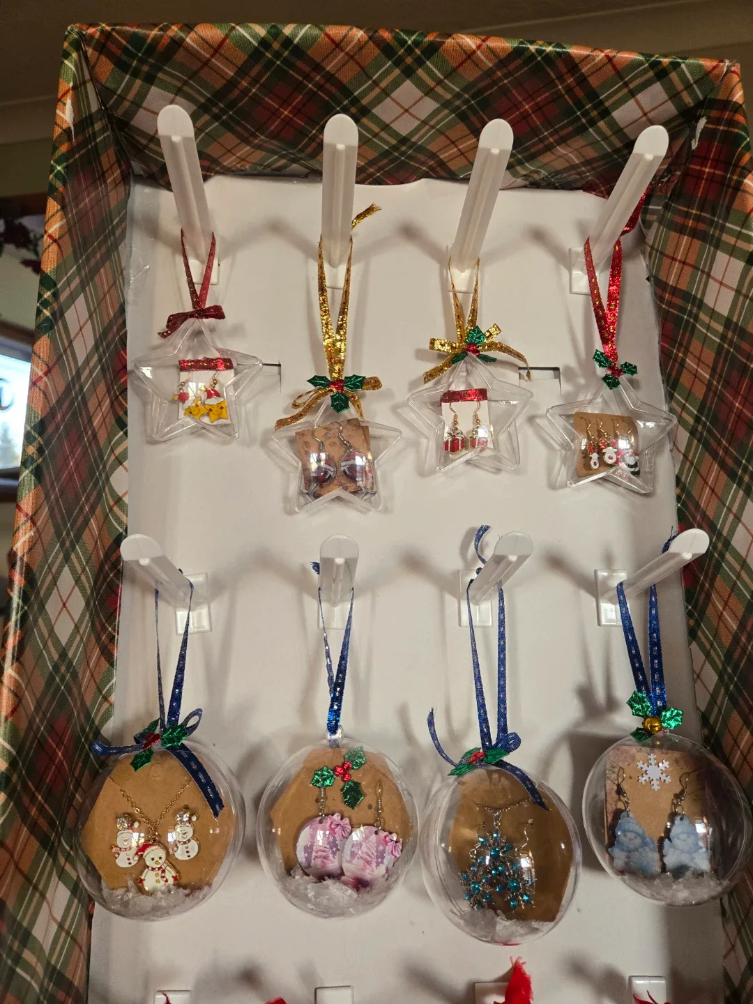 Handmade Christmas Ornament Earrings and necklaces image indicator(2)