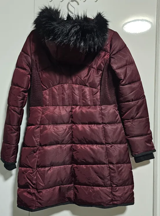 Guess Puffer Coat - Burgundy Ike new sz small image indicator(2)