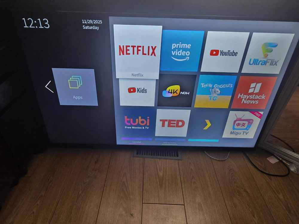 55" Sharp Aquos 4K Smart TV - photo 4