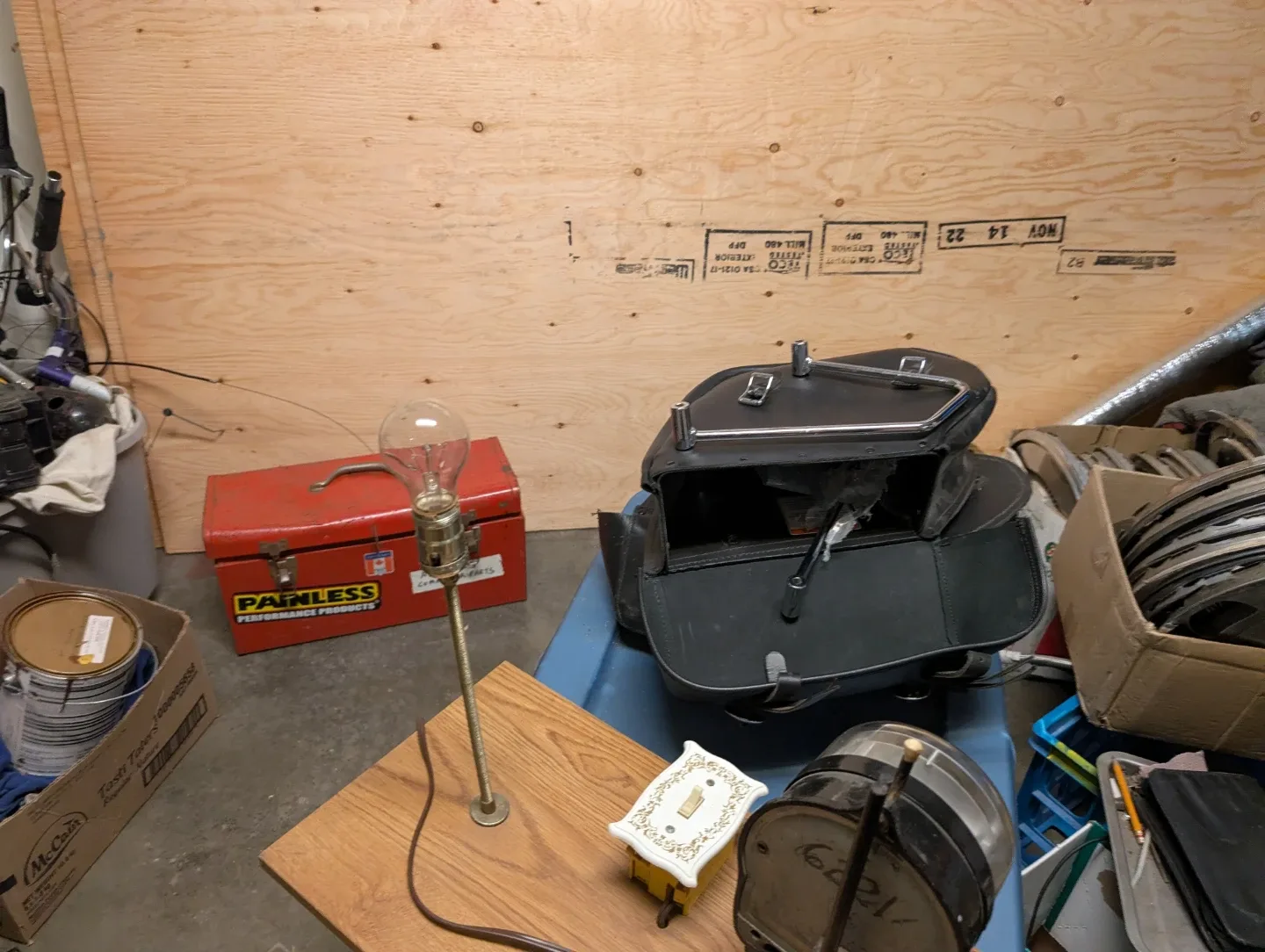 Motorcycle Saddlebags - Black Leather image indicator(10)